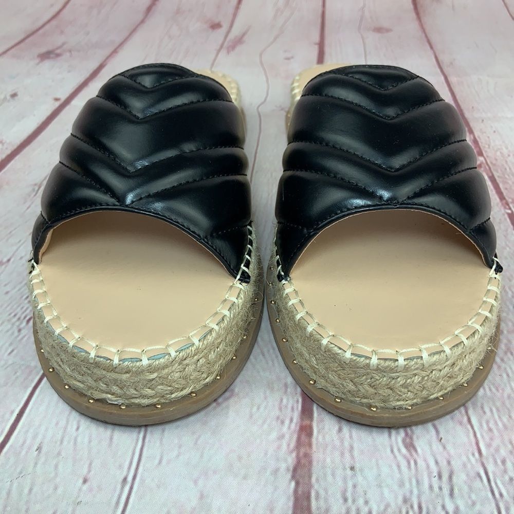 MISSGUIDED PLATFORM SLIDE ESPADRILLE SANDALS - Picture 4 of 12